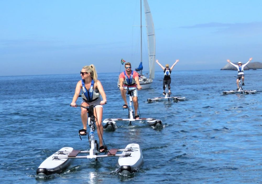The Best Way to Explore Dubai Marina? On a Water Bike!